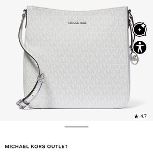 Michael Kors White Crossbody Bag